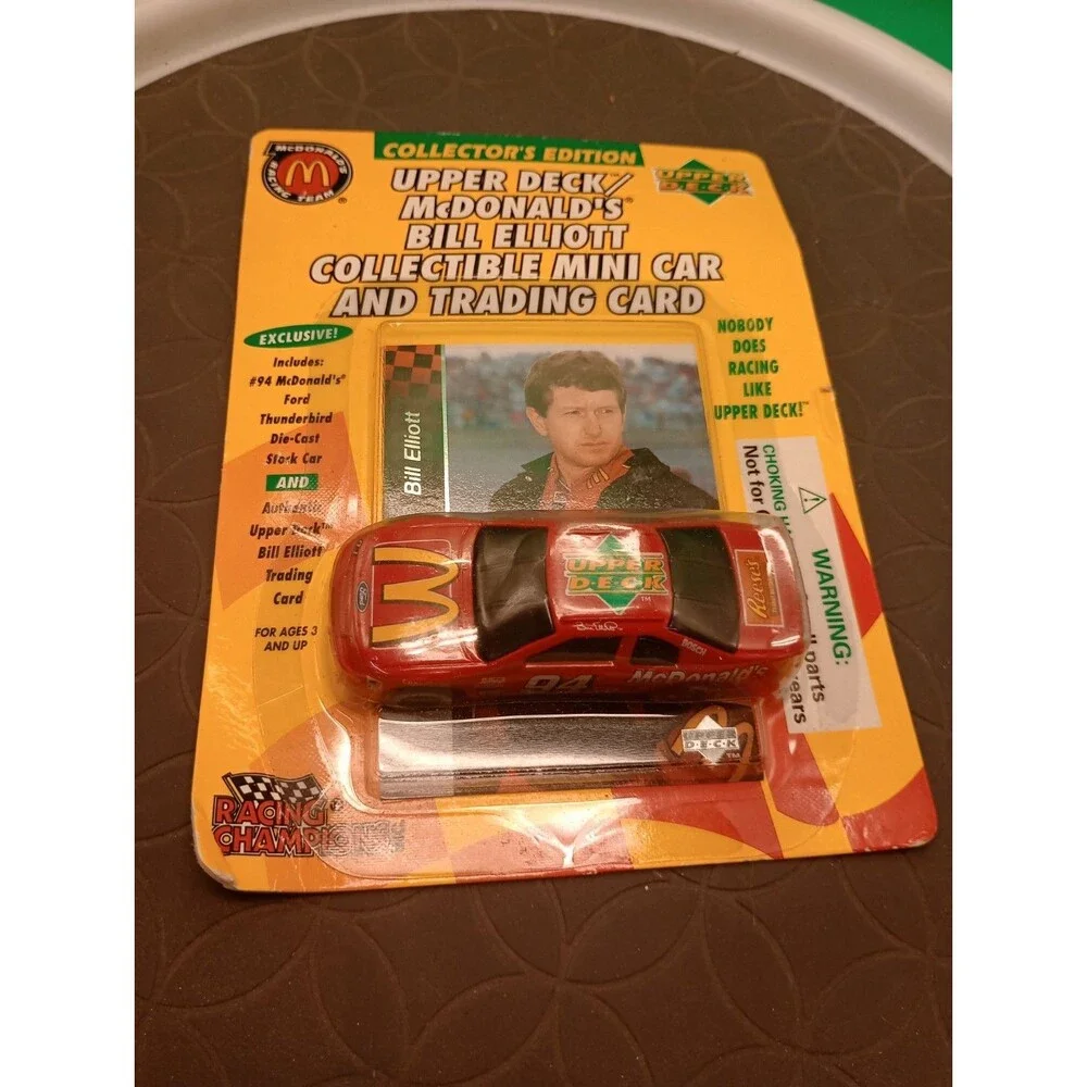 Upper Deck/ McDonald's BILL ELLIOTT Die-Cast Mini Car RACING CHAMPIONS (1995)
